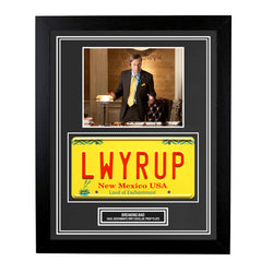 Image of Better Call Saul Custom Framed License Plate Breaking Bad Prop Display