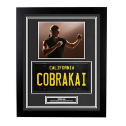 Image of Cobra Kai California License Plate Custom Frame Movie Prop Display - The Karate Kid
