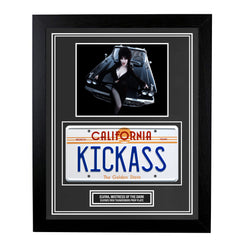 Image of Elvira Kickass California License Plate Custom Frame Movie Prop Display