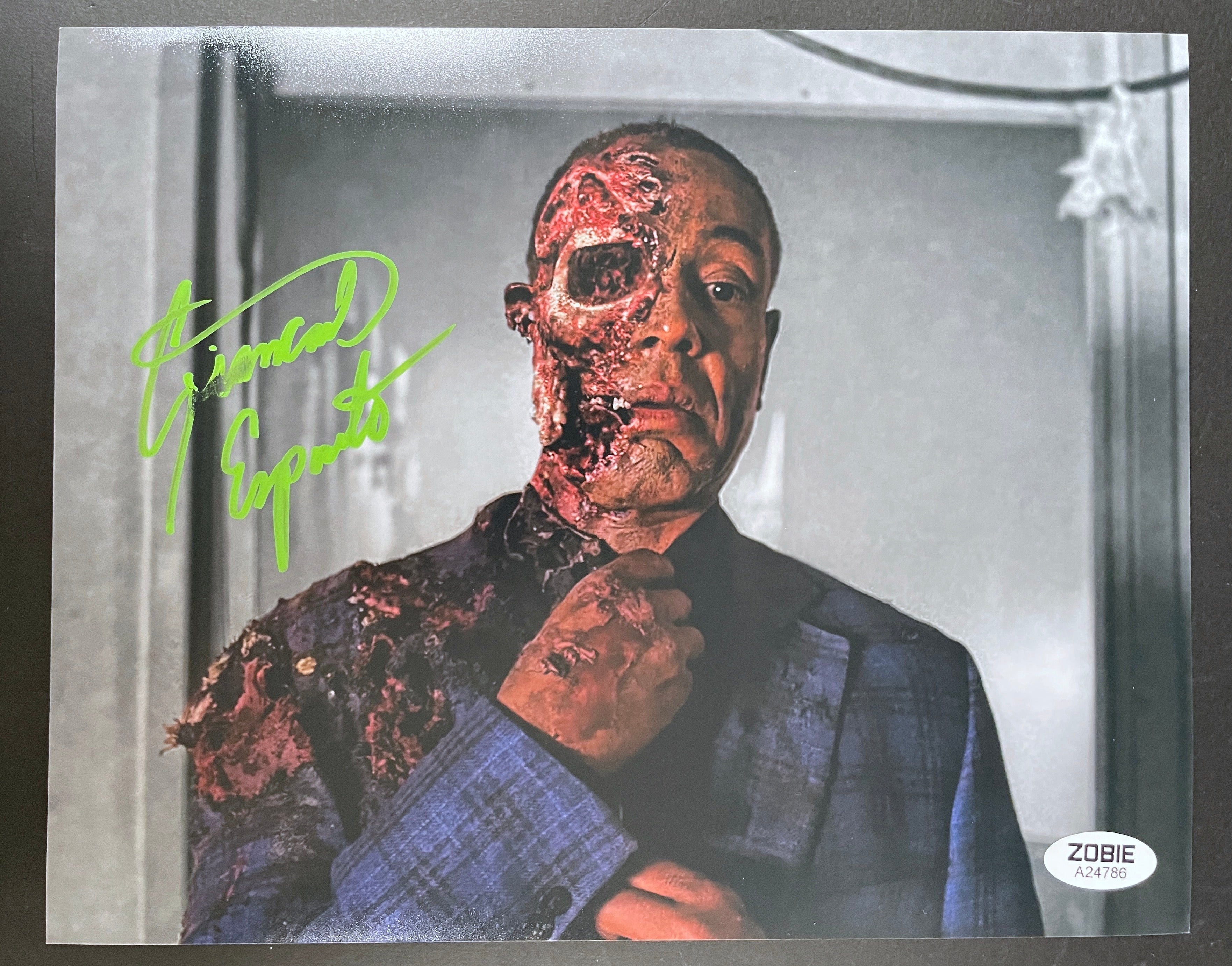 Qc Giancarlo Esposito Autograph Signed 8x10 Photo Coa 786 Zobie Productions 