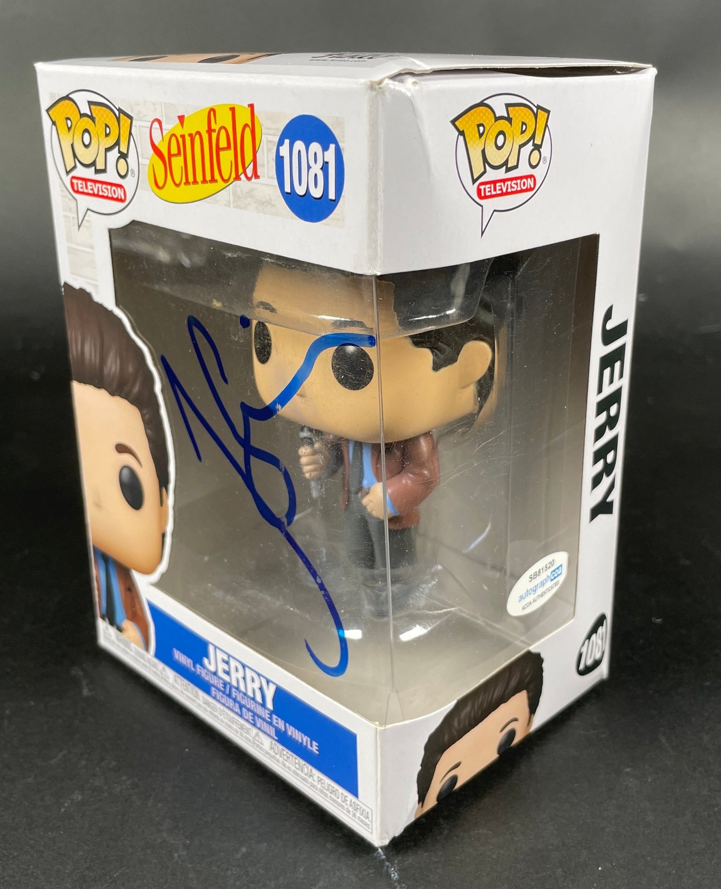 Qc Jerry Seinfeld Autograph Signed Funko Pop Coa 372 – Zobie Productions