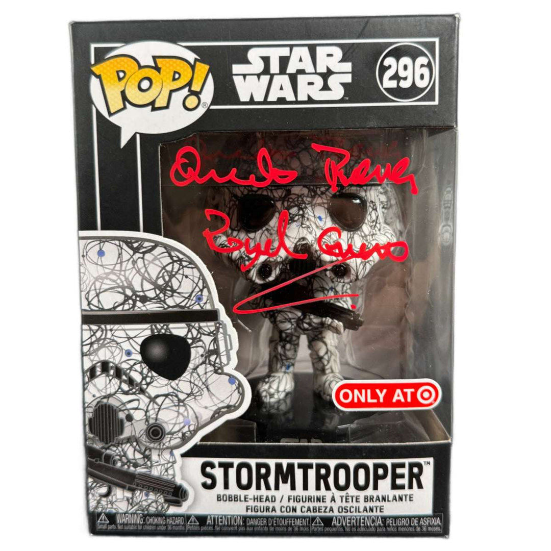 Quentin Pierre Signed Star Wars Stormtrooper Autographed JSA COA