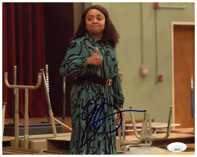 Quinta Brunson Signed 8x10 Photo Abbott Elementary Autographed JSA COA 2