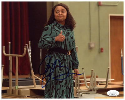Quinta Brunson Signed 8x10 Photo Abbott Elementary Autographed JSA COA 2