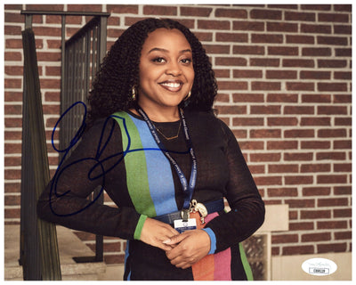 Quinta Brunson Signed 8x10 Photo Abbott Elementary Autographed JSA COA 5