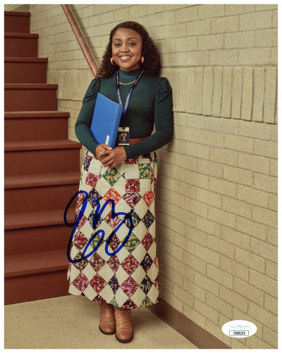 Quinta Brunson Signed 8x10 Photo Abbott Elementary Autographed JSA COA