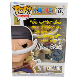 Image of R. Bruce Elliott Signed Funko POP Anime One Piece Whitebeard Autographed JSA COA
