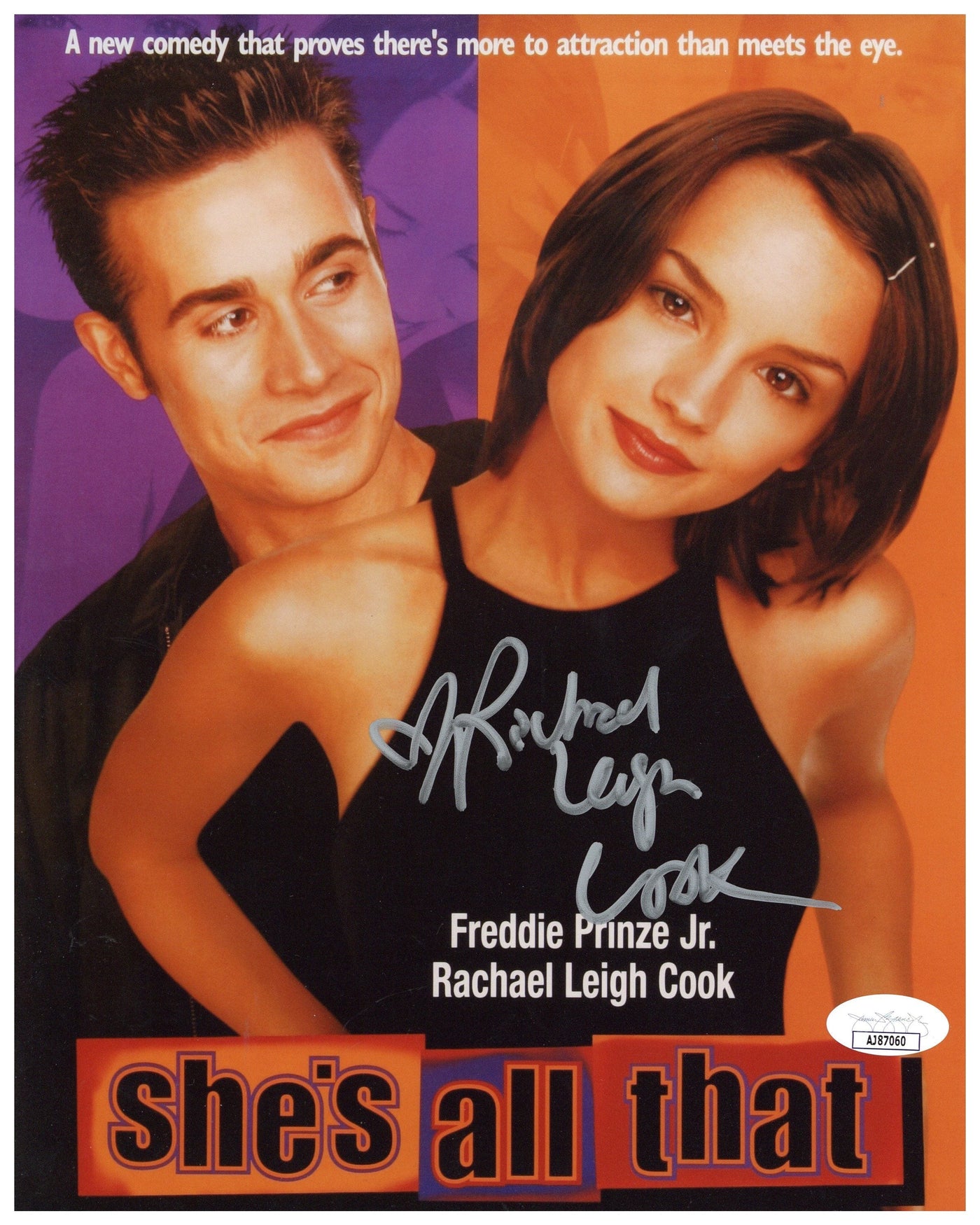 Rachael Leigh Cook Signed 8x10 Photo She's All That JSA COA