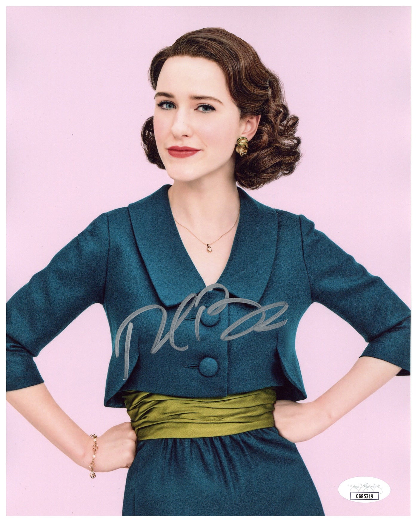 Rachel Brosnahan Signed 8x10 Photo The Marvelous Mrs. Maisel Autographed JSA COA 2