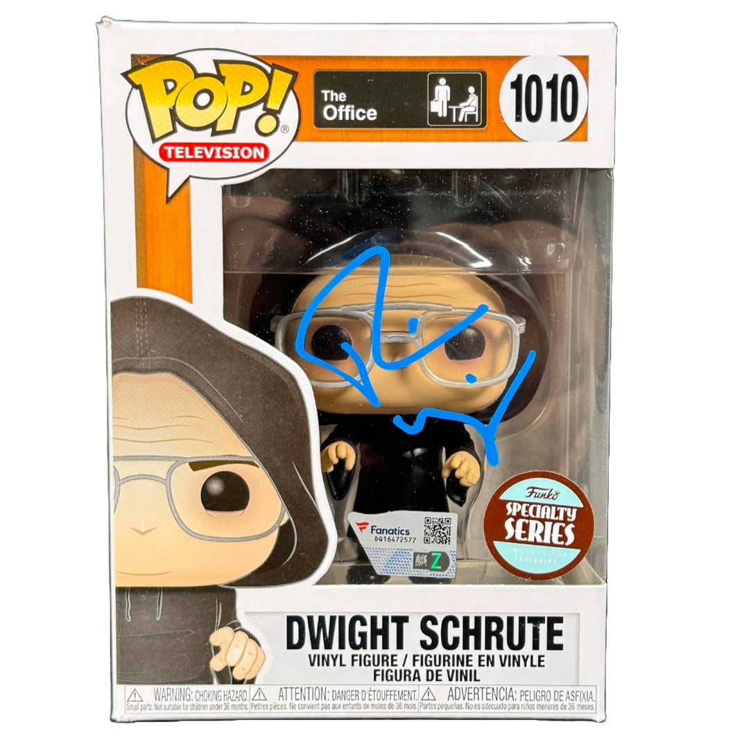 Rainn Wilson Signed Funko POP The Office Dwight Schrute Autographed Beckett COA