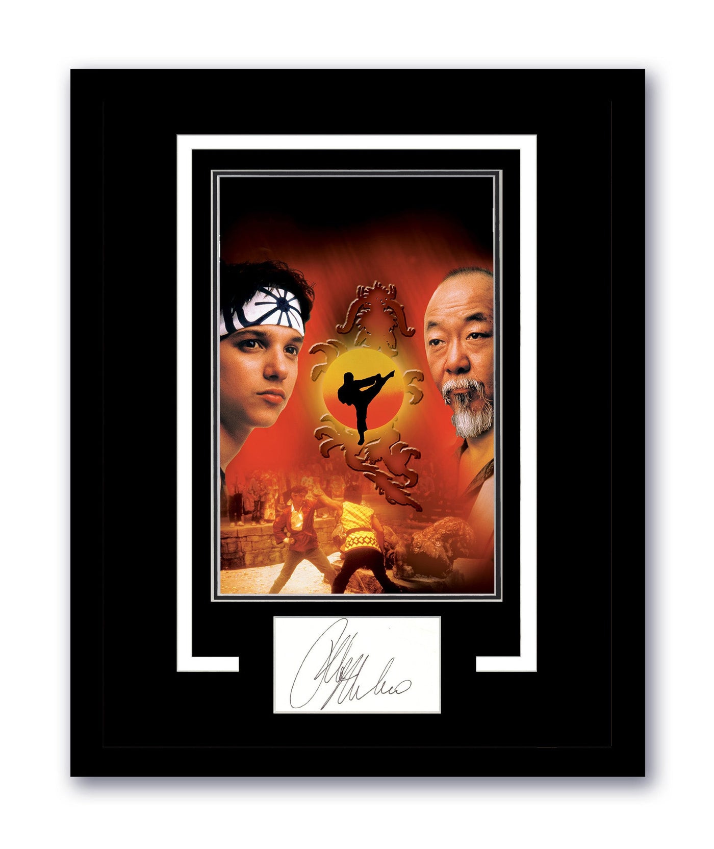 Ralph Macchio Signed 11x14 Framed Cut The Karate Kid Autographed AutographCOA 2