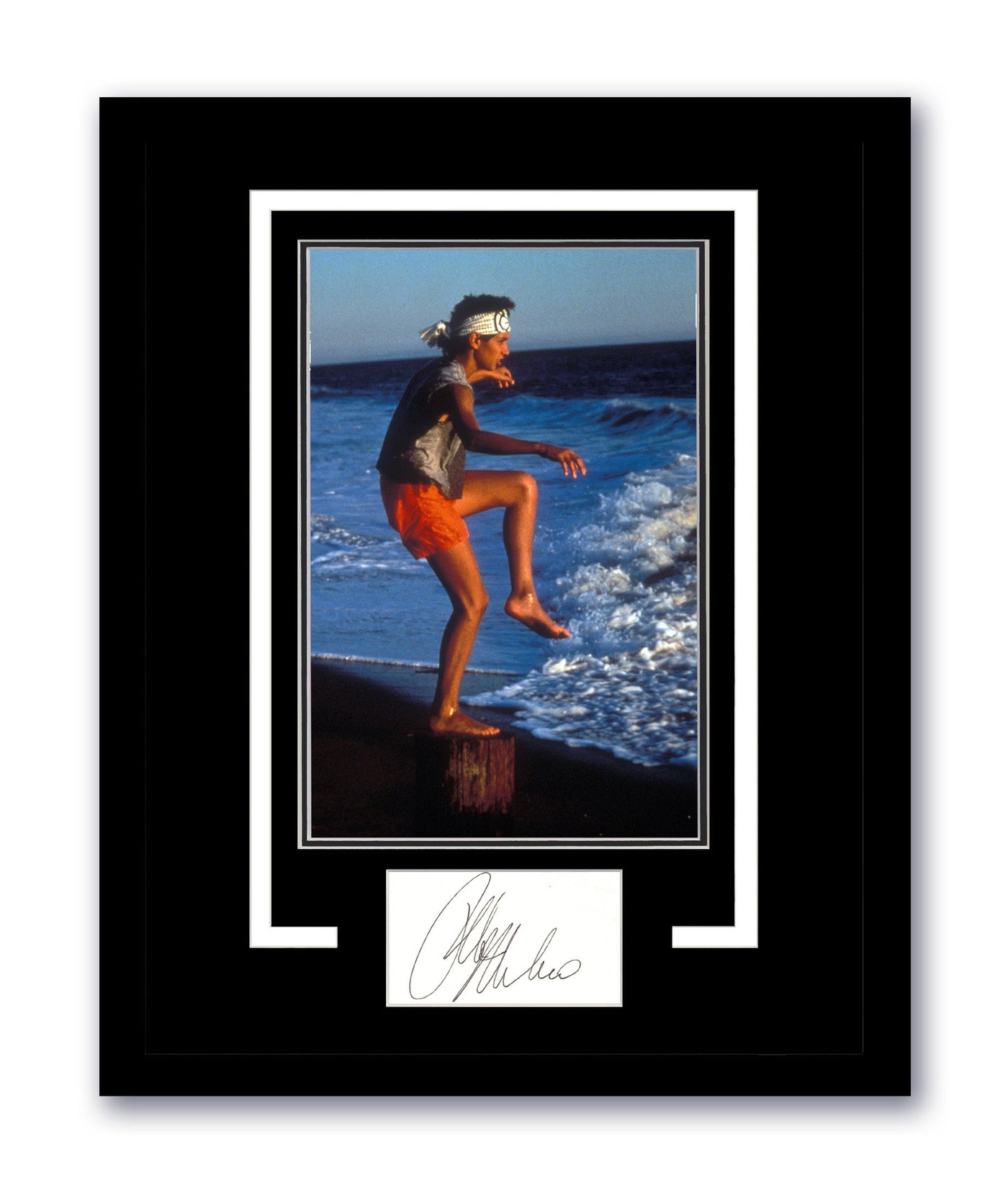 Ralph Macchio Signed 11x14 Framed Cut The Karate Kid Autographed AutographCOA 3