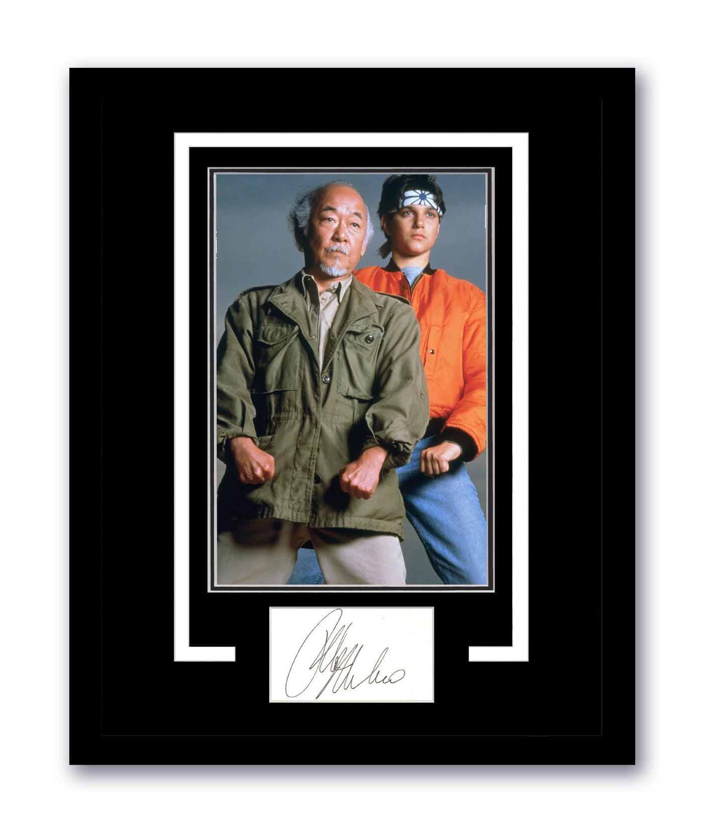 Ralph Macchio Signed 11x14 Framed Cut The Karate Kid Autographed AutographCOA 4