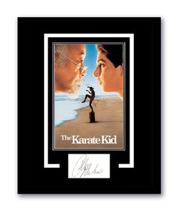 Image of Ralph Macchio Signed 11x14 Framed Cut The Karate Kid Autographed AutographCOA
