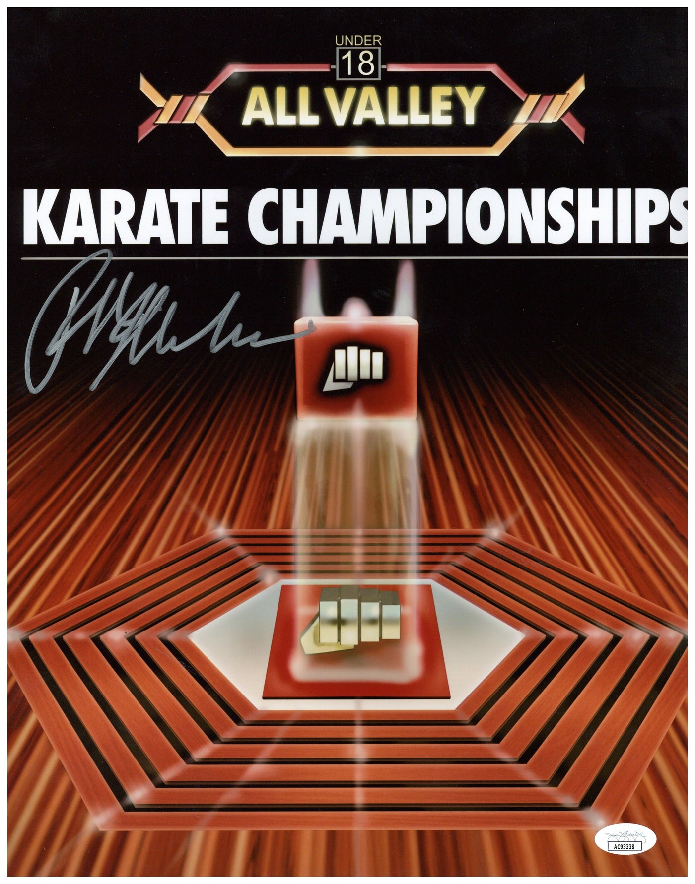 Ralph Macchio Signed 11x14 Photo Karate Kid All Valley Tournament Autographed JSA COA