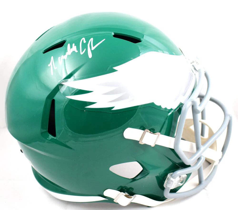 Randall Cunningham Signed F/S Philadelphia Eagles Speed Helmet Autographed BAS COA