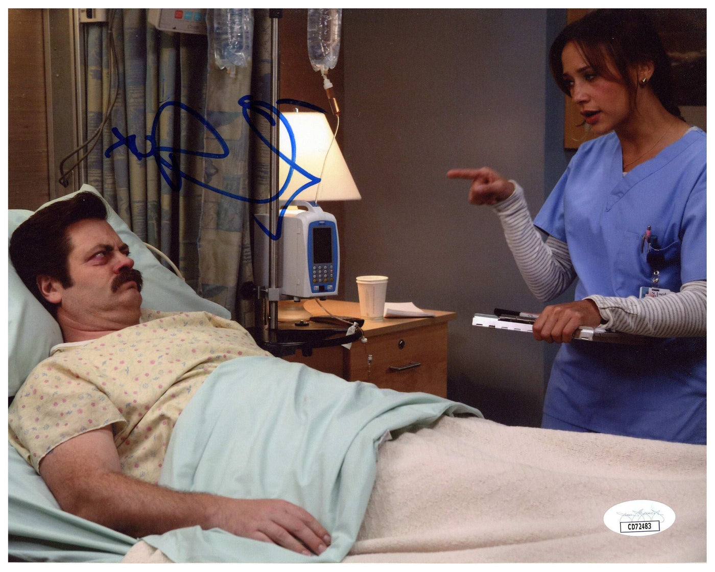 Rashida Jones Signed 8x10 Photo Parks and Recreation Authentic Autographed JSA 2