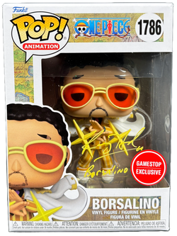 Image of Ray Hurd Signed Funko POP One Piece Anime Borsalino 1786 Autographed JSA COA 2