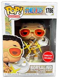 Image of Ray Hurd Signed Funko POP One Piece Anime Borsalino Kizaru Autographed JSA COA
