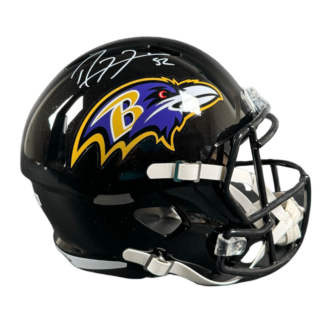 Ray Lewis Signed F/S Baltimore Ravens Helmet Autographed BAS COA