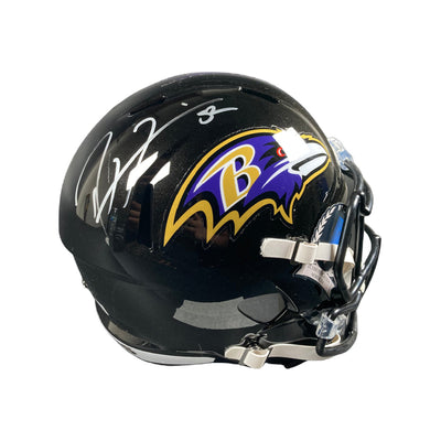 Ray Lewis Signed FS Baltimore Ravens Helmet Autographed BAS COA