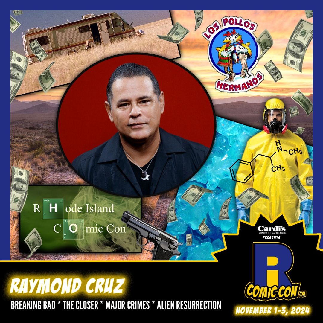 Raymond Cruz Official Autograph Mail-In Service - Rhode Island Comic Con 2024