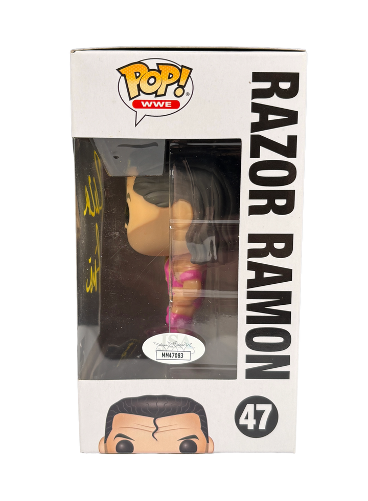 Razor Ramon Signed WWE Funko Pop 