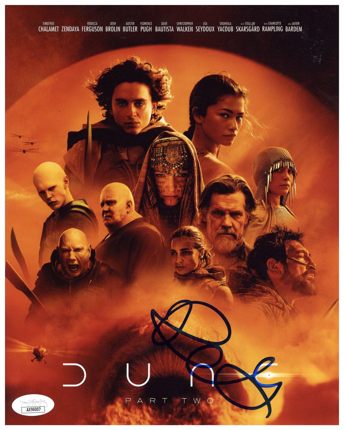 Rebecca Ferguson Signed 8x10 Photo Dune Autographed JSA COA #3