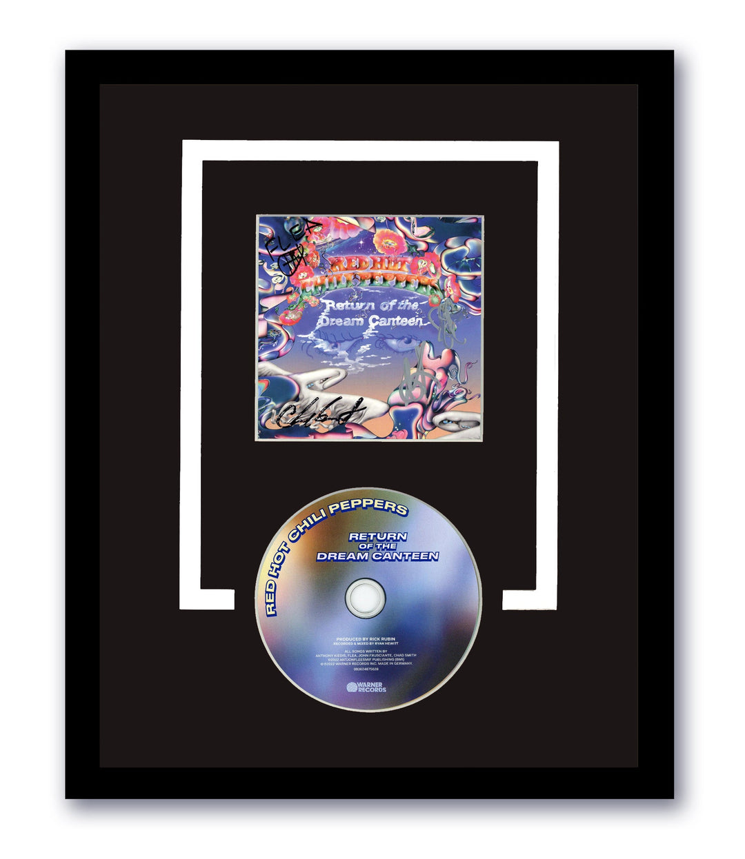 Red Hot Chili Peppers Return of the Dream Canteen CD Signed 11x14