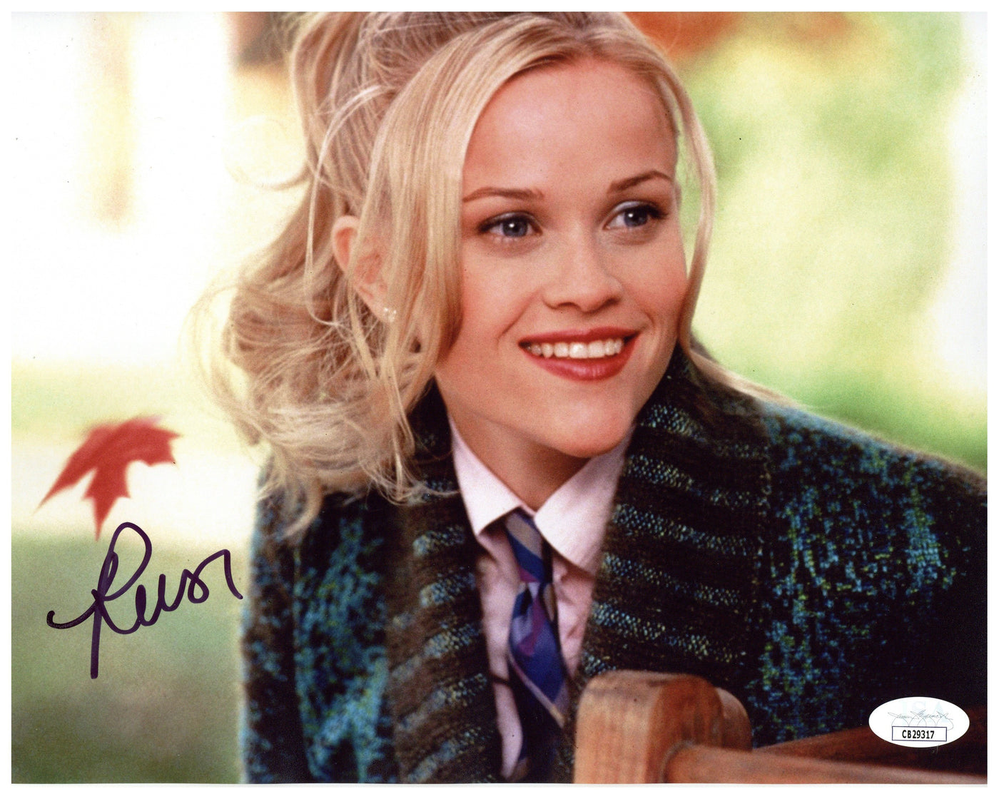 Reese Witherspoon Signed 8x10 Photo Legally Blonde Autographed JSA COA