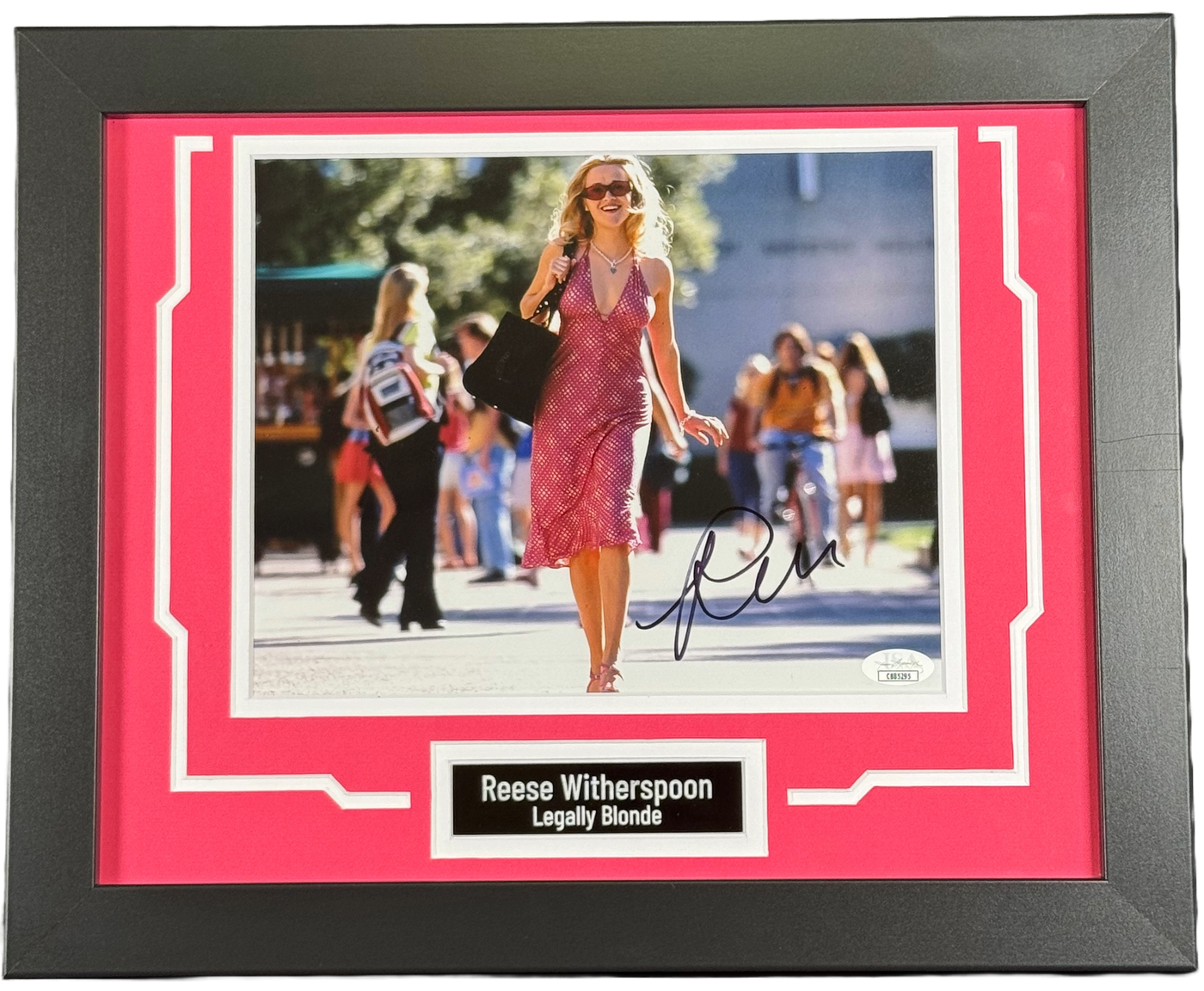 Reese Witherspoon Signed Custom Framed 8x10 Photo Legally Blonde JSA COA