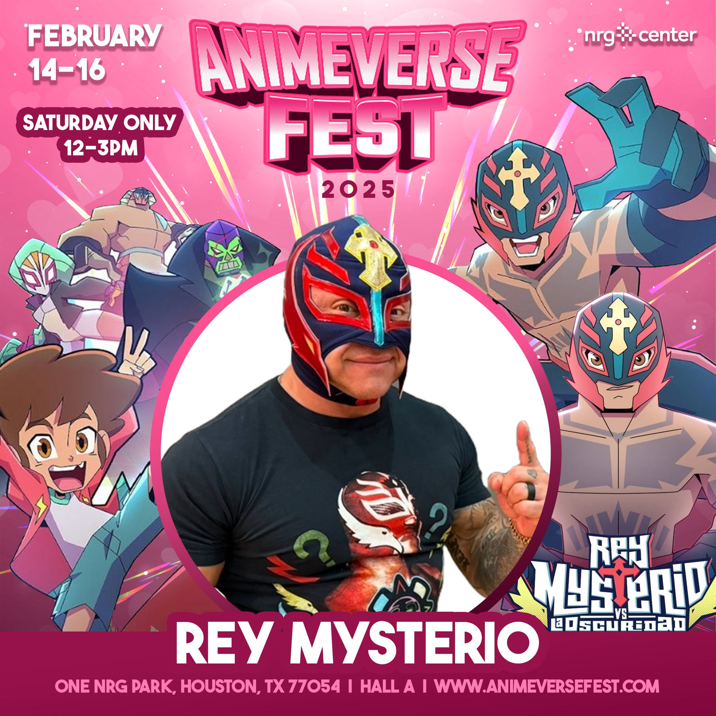 Rey Mysterio Official Autograph Mail-In Service - Animeverse 2025