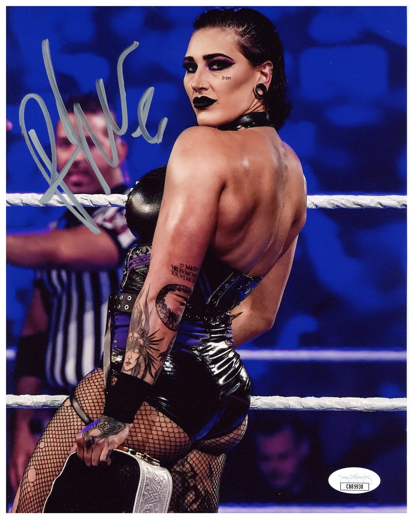 Rhea Ripley Signed 8x10 Photo WWE Pro Wrestling Autographed Auto JSA COA 3