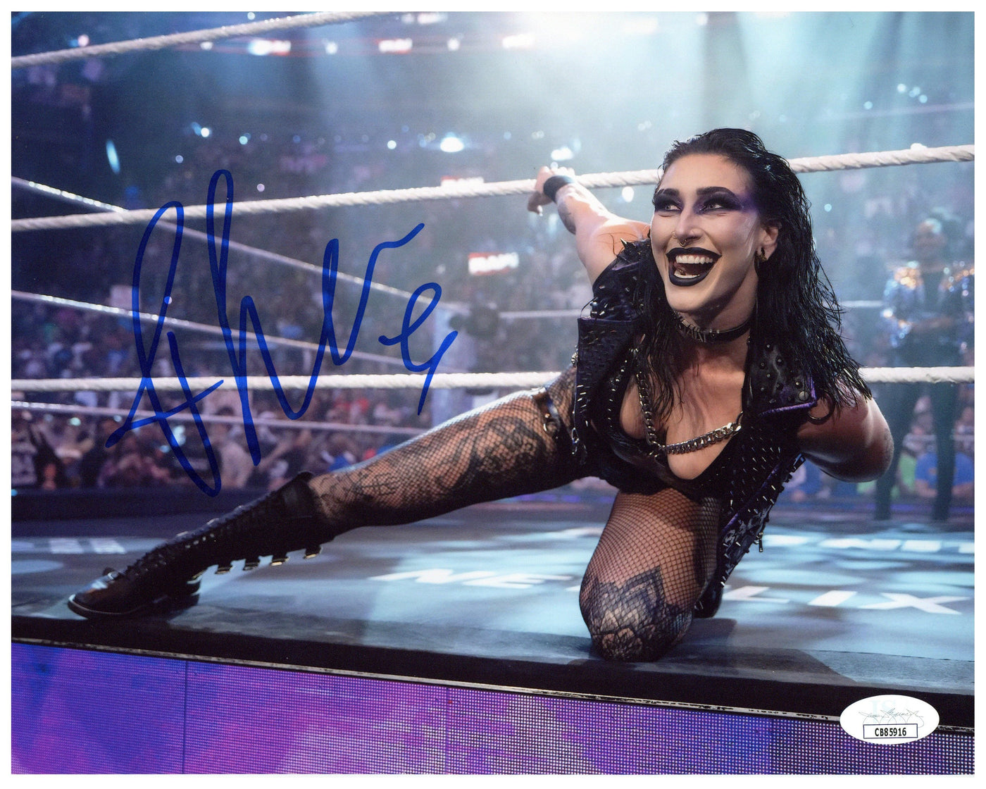 Rhea Ripley Signed 8x10 Photo WWE Pro Wrestling Autographed Auto JSA COA