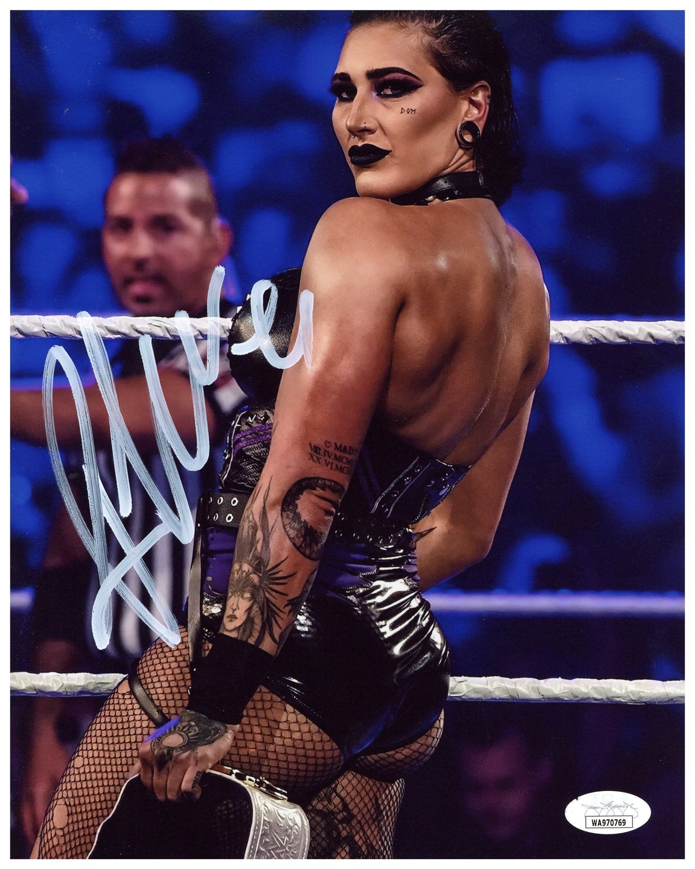 Rhea Ripley Signed 8x10 Photo WWE Pro Wrestling Autographed JSA COA 2