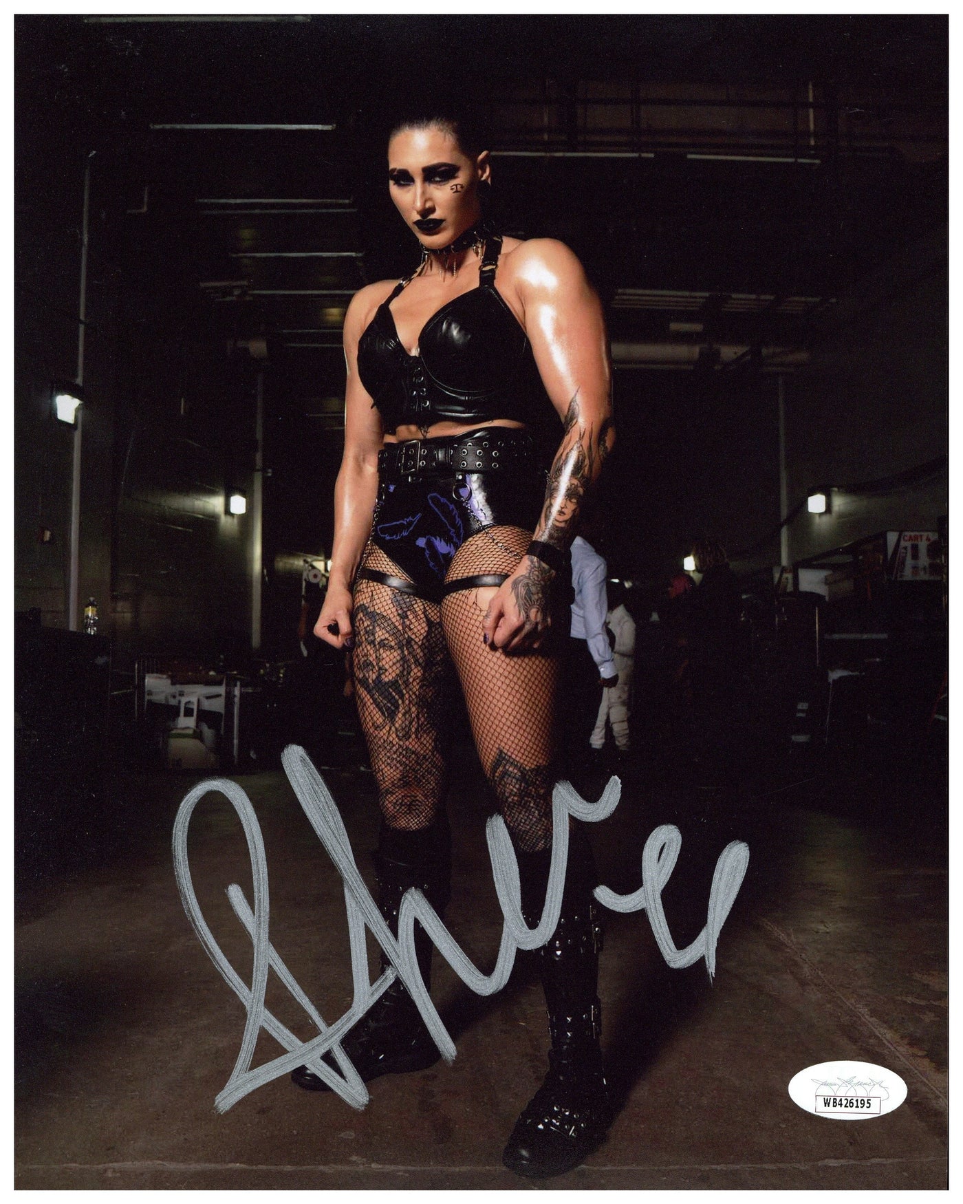 Rhea Ripley Signed 8x10 Photo WWE Pro Wrestling Autographed JSA COA