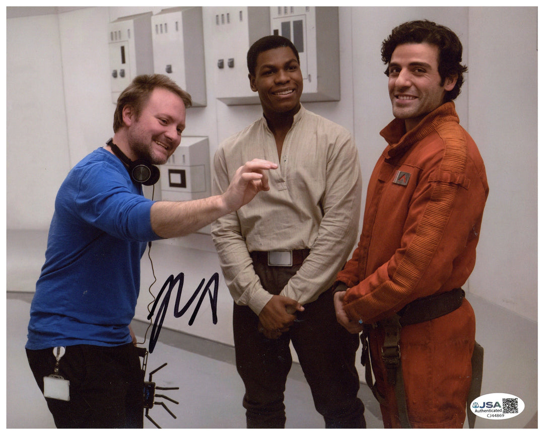 Rian Johnson Signed 8x10 Photo Star Wars: The Last Jedi Director Autograph JSA 2