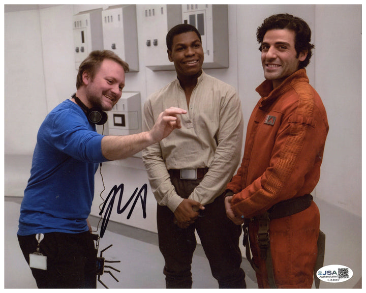 Rian Johnson Signed 8x10 Photo Star Wars: The Last Jedi Director Autograph JSA 2