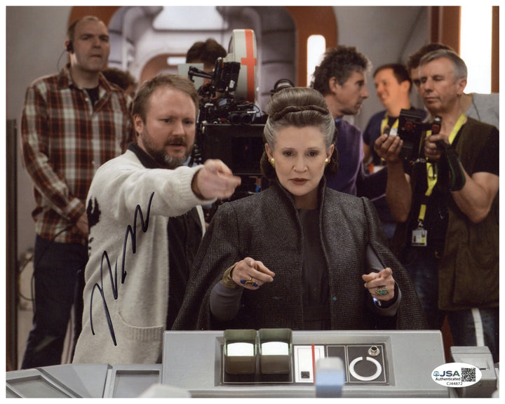Rian Johnson Signed 8x10 Photo Star Wars: The Last Jedi Director Autograph JSA 3