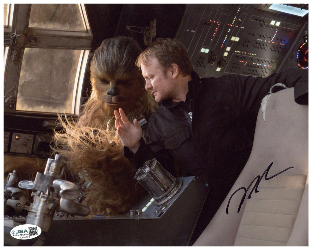 Rian Johnson Signed 8x10 Photo Star Wars: The Last Jedi Director Autographed JSA