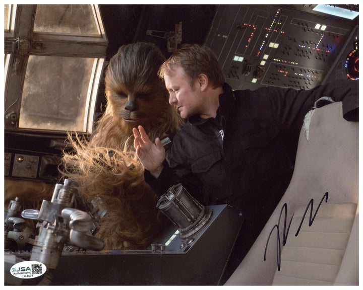 Rian Johnson Signed 8x10 Photo Star Wars: The Last Jedi Director Autographed JSA