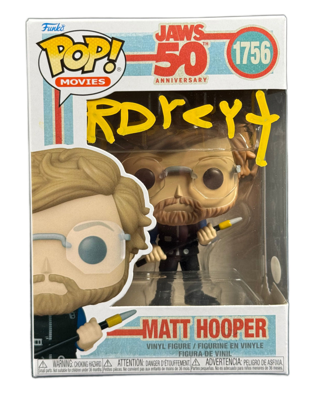 Richard Dreyfuss Signed Funko POP Jaws Matt Hooper Autographed JSA COA 2