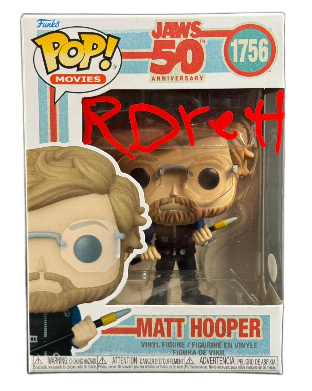 Richard Dreyfuss Signed Funko POP Jaws Matt Hooper Autographed JSA COA 3