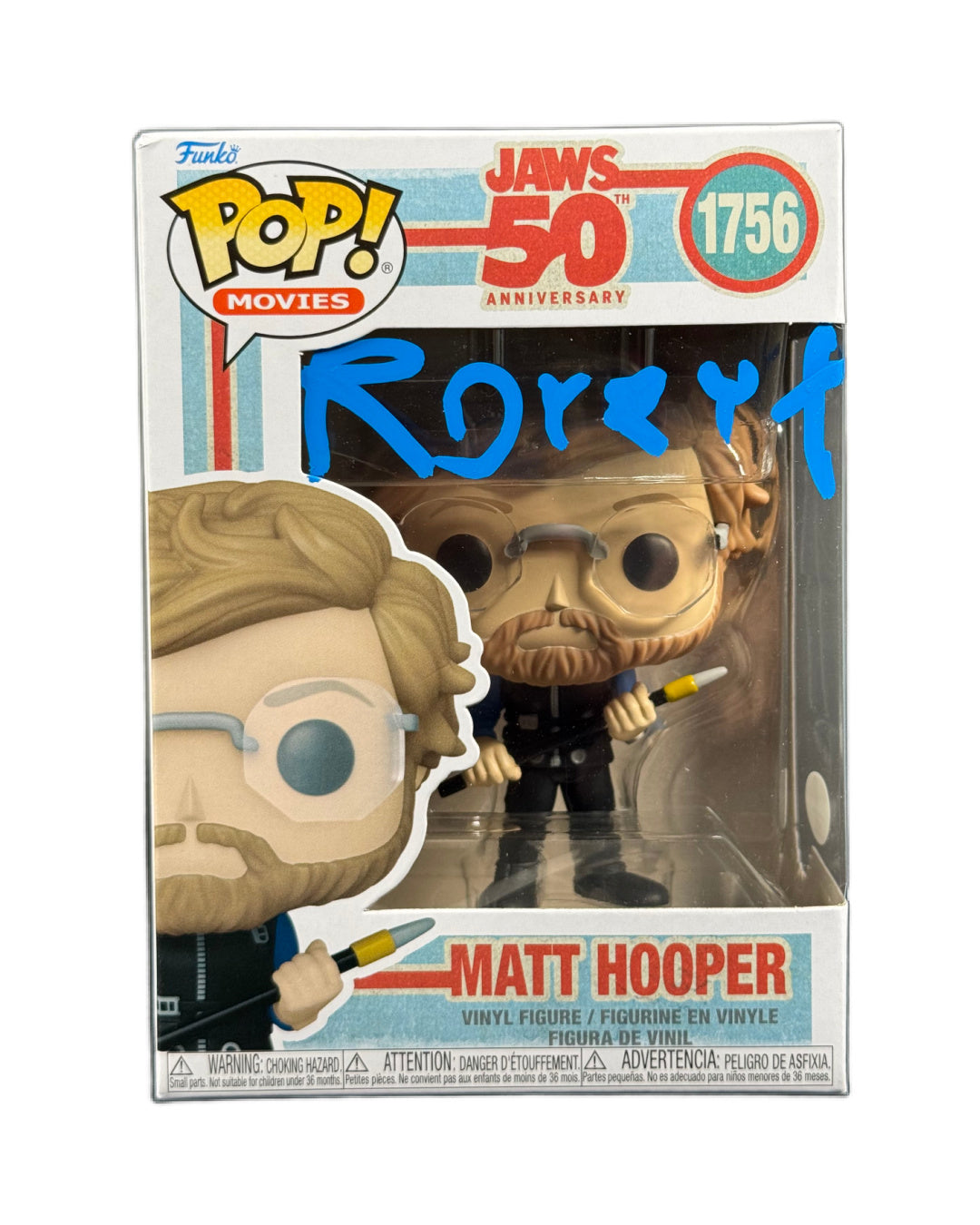 Richard Dreyfuss Signed Funko POP Jaws Matt Hooper Autographed JSA COA