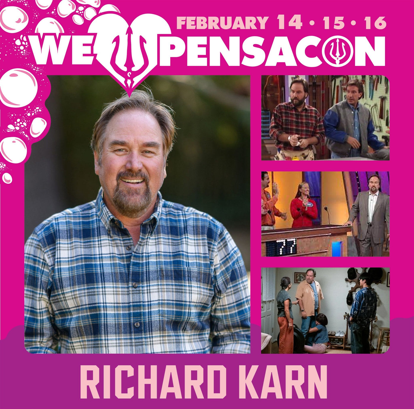 Richard Karn Official Autograph Mail-In Service - Pensacon 2025