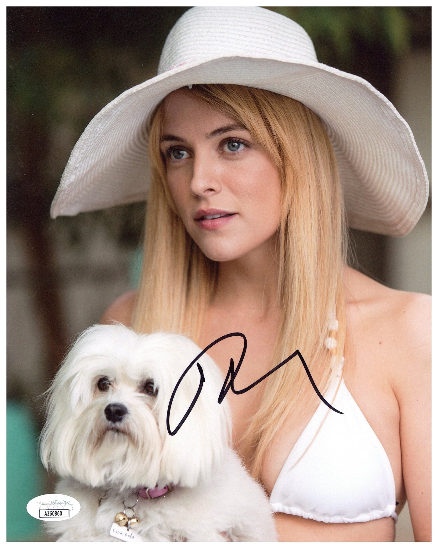 Riley Keough Signed 8X10 Photo Under the Silver Lake Autographed JSA COA