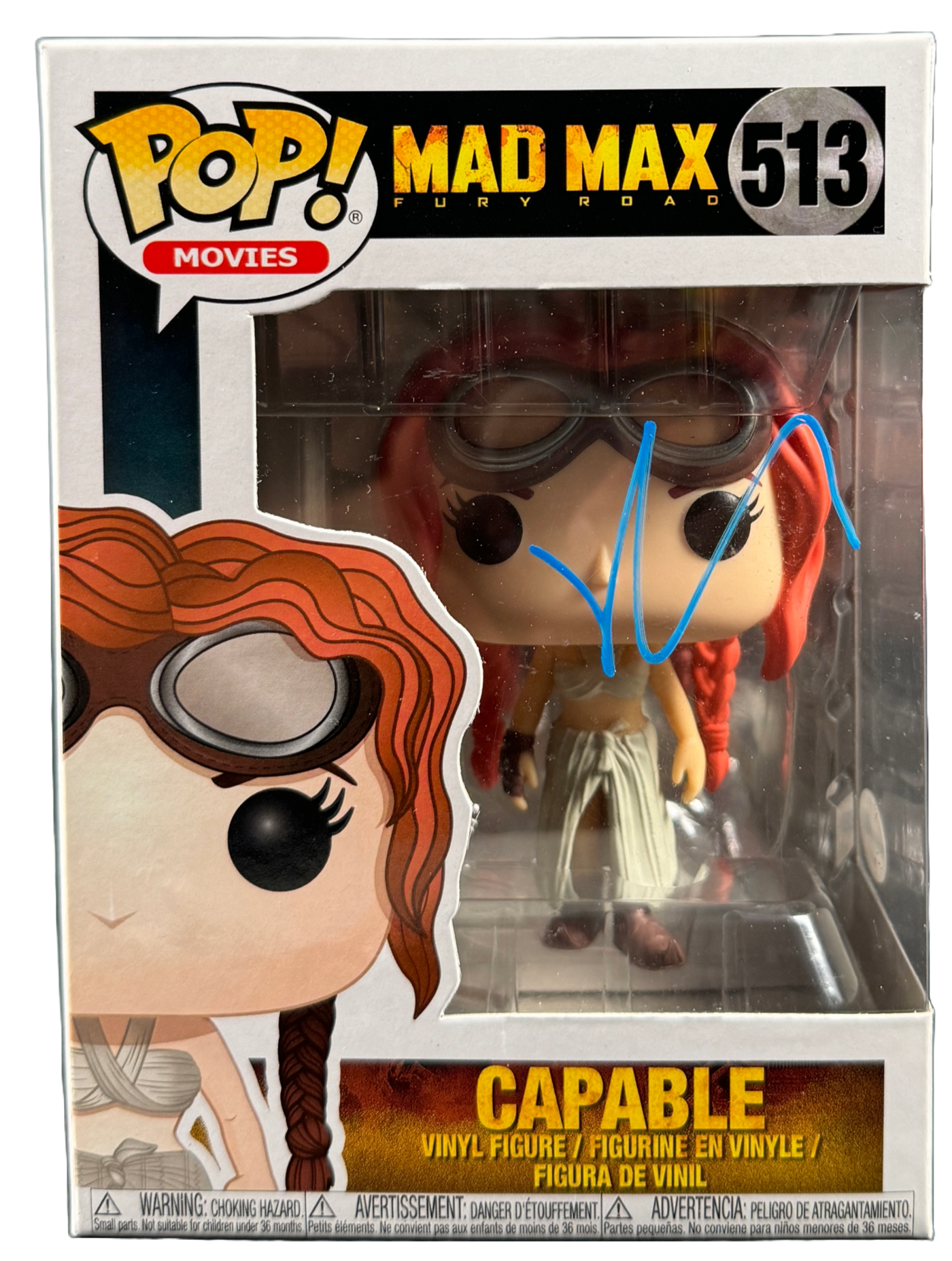 Riley Keough Signed Mad Max Capable Funko POP Autographed ACOA COA