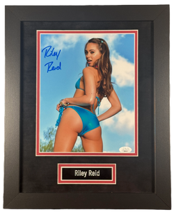 Image of Riley Reid Signed Custom Framed 8X10 Photo Autograph JSA COA