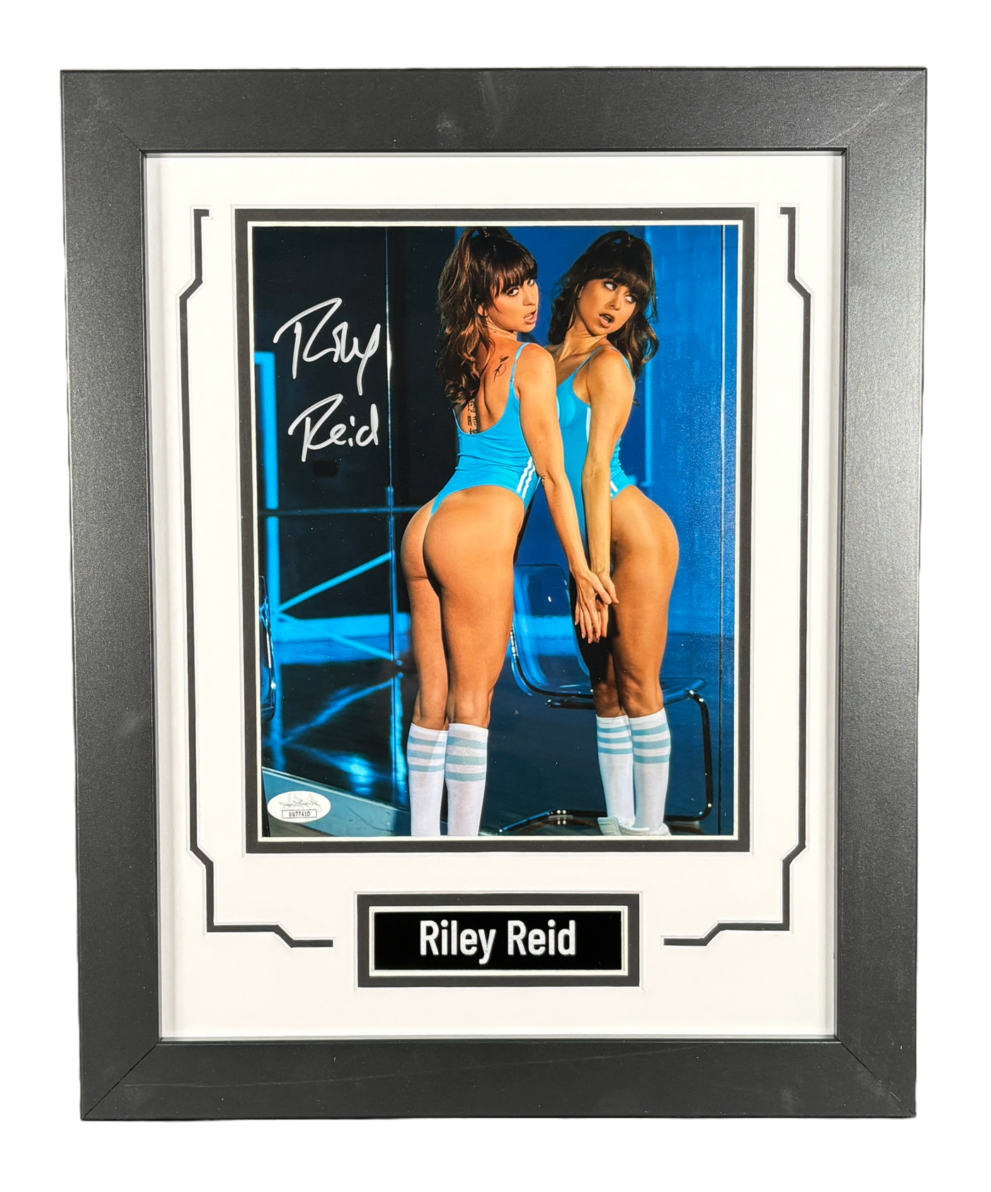 Riley Reid Signed & Custom Framed 8x10 Photo Authentic Autographed JSA COA #2