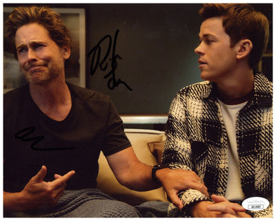 Rob Lowe & John Owen Lowe Signed 8x10 Photo Unstable Authentic Autograph JSA COA